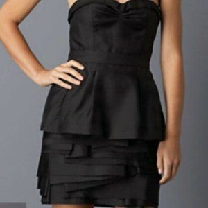 BCBGMaxAzria Annika Tiered Peplum Dress